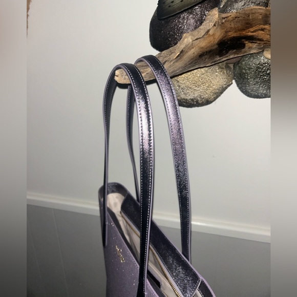 New Kate Spade Glitter Tote Bag - Pink Sparkle - Picture 4 of 4